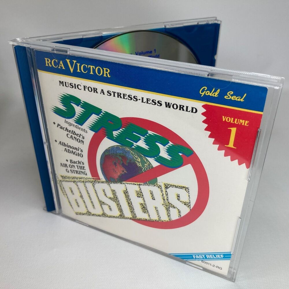 Stress Busters Volume I 1989 RCA Victor Pachelbel's Canon Adagio Music Audio CD